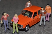 Renault 6 1976 modell i 1/43 skala