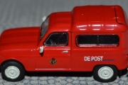 Renault 4F4 Fourgonnette - De Post fra 1961. Det belgiske postvesenet brukte disse bilene mye