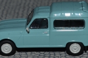 Renault 4F4 Fourgonnette fra 1961 til 1967. Vi kjenner igjen vinduet på siden som De Post fra Belgia hadde