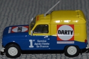 Renault 4F4 Fourgonnette Darty fra 1961. 1er Service service après Vente de Darty. Nå snakker vi om Darty brødrene som åpnet sin første butikk i Paris i 1957