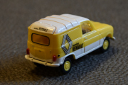 Renault 4F4 Fourgonnette - Service Renault. Men vi kan ikke sammenligne bakparten med mine hjemmelagde biler. Modell Wiking i 1/87 skala
