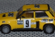Renault 5 GT Turbo - Rallye Monte Carlo 1982. Fører var Bruno Saby og kartleser var Françoise Sappey