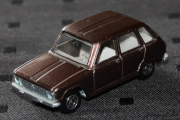 Renault 6 fra Brandbu i 1/70 skala, kjøpt på Brandbu av han som opprettet Renaultklubben i Norge