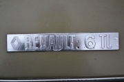 Renault 6TL logo skilt