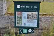 Men her er det noe spennende, fra bru til bru som er kulturstien i Nittedal. Som jeg forstår det så er gamle Glittre sanatorium revet i 2016, så her kom jeg for sent. Men Gunhildstua og Breidablikk må vi huske til senere