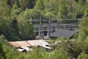 Nå er vi ved Bergsdalen og jeg ser Strøm transformatorstasjon langt der nede. Vi skal gå ned Bergsdalen etterpå ned til Hadelandsveien