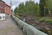 Men hva har skjedd med Nitelva? Det er nesten tørrlagt her nå