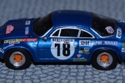 Alpine Renault A110 1800 - Rallye Monte Carlo 1973. Dem vant løpet