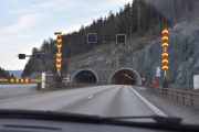 Så kommer vi til Korslundtunnelen som ble åpnet i 2015, den er rundt 650 meter lang