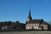 Så kommer vi til Nes kirke som er fra 1860 og ligger ved Vormsund