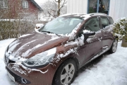 Avreise i snøvær