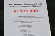 Renault Megane 2011 modell til salg