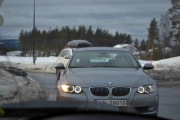 På vei til spisestedet og vår kundemottaker kjører bak oss i en BMV?