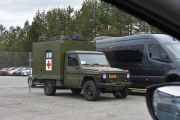 Militærkjøretøy, dette er en Mercedes-Benz Geländewagen, hvis jeg ikke tar feil