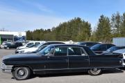 Jeg måtte et sted til å titte, den stod her i fjor også. Det er en Cadillac Fleetwood fra 1961