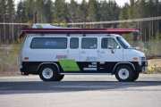 Men her blir jeg nok satt på prøve, det er en Chevrolet Van, men hvilken og er det en veteran? Jeg gjetter at det enten er en G20 eller G30 Starcraft så da er vi et sted i 80 eller 90 åra