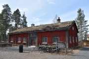 Nå har vi kommet til Petershagen kro og det ser stengt ut her i dag. Det stod opprinnelig i nærheten av kommunehuset Folkvang og er fra før 1800 tallet
