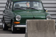 Det var ikke mange veteranbiler å se, men jeg fant en. Det er en Volkswagen Variant type 36 fra 1971
