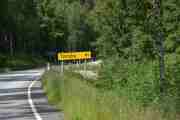 41 km til Torsby men vi skal overnatte før vi kommer ditt på Nya Skogsgården