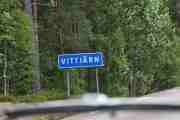 Første stedet vi kommer til i Sverige er Vittjärn, fant ikke så mye om dette stedet