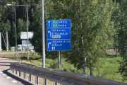 Som dere ser er Trysil rett opp til vestre, men vi skal kjøre rett frem