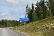 Vi kom forbi og nå er vi i Dalarnas Län som ligger i Malung-Sälens kommune