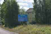 13 mil igjen til Borlänge, da er vi der om to timer sånn ca.