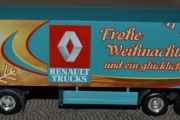 RENAULT MAGNUM 2003  turkis-goldene Farben und groben weiben Schneeflocken