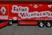 RENAULT MAGNUM 2004  feuerrot - mit weiben Schneeflocken incl. schoner RENAULT-ROMBE