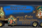 RENAULT Premium 1999 dunkelblau mit samtlichen bunten Weihnachtsmustern