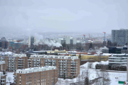 Vi tar en titt over Oslo by, vi er vel litt ved Etterstad nå tror jeg