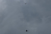 9 august 2019 - Dobbeltdekker LN-KFT over Høyenhall, enkelt og greit, jeg følger en fugl og for et fly i bilde også
