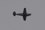Morten 7 april 2018 - LN-MAZ over Høyenhall. I ettertid så ser jeg at dette er en Saab 91D Safir fra 1962 som Sameiet LN-MAZ eier