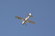Morten søndag 2 september 2018 - Kl. 12.02. LN-BDO over Høyenhall, det er en Cessna 170B fra 1956 som Gaute eier