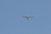 Morten torsdag 9 august 2018 - Kl. 17.43 Småfly over Høyenhall, jeg tror det er en Cessna