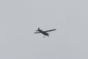 Morten 18 august 2019 - LN-BDO over Høyenhall, dessverre litt for langt unna til at vi kan registrere den. Men i ettertid så syns jeg dette ser ut som en Cessna 170B fra 1956