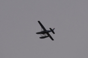 Morten 21 august 2019 - Et sjøfly LN-NCC som nesten er over Høyenhall, men for langt unna til å bli identifisert. I ettertid så tror jeg dette er Cybrair som er ute med sin De Havilland Canada DHC-2 Beaver fra 1956