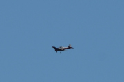 Morten 21 august 2019 - LN-DHC over Høyenhall, har retning mot Kjeller flyplass. Det er DHC-1 Chipmunk 22 fra 1950