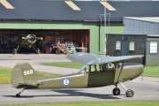 Morten 24 august 2019 - LN-WNO på Kjeller flyplass, det er Nedre Romerike Flyklubb Veteranflygruppa som kommer med sin Cessna 305C L-19E O-1E Bird Dog fra 1957. Det er dette flyet jeg skal sitte på med i dag, gjett om jeg gleder meg