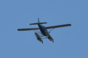 Morten 25 august 2019 - LN-NCC over Høyenhall, det er en De Havilland Canada DHC-2 Beaver fra 1956 som Cybrair eier