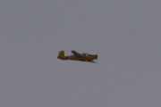 Morten 1 desember 2019 Gult småfly over Høyenhall, det er en Saab 91 Safir