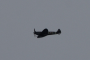 Morten søndag 1 september 2019 -  LN-BSP litt langt borte, men vi klarer den. Det er en Vickers Supermarine Spitfire Mk. XVI fra 1945, Biltema Air Show er nok stikkordet her