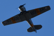 Morten 21 september 2019 - LN-TEX også kalt KF568 kommer tilbake over Ekeberg. Harvard LN-TEX ble bygd på lisens av Noorduyn Aviation i Canada som en Harvard Mk II i 1944