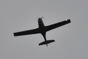 Morten 25 september 2019 - LN-FTM over Høyenhall. Det er en Diamond DA-40 Next Generation fra 2015
