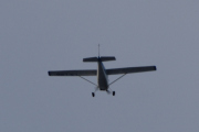 Morten 26 desember 2019 - LN-LMG over Høyenhall, det er et Cessna A185F Skywagon