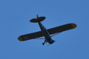 Morten 1 august 2020  LN-ACL over Høyenhall, det er en Piper Aircraft PA-19 fra 1953 som Nedre Romerike Flyklubb eier