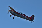 Morten 15 august 2020 - LN-XTR på Starmoen flyplass, vi er på Norgesmesterskap i Akro nå. Dette er en Extra EA 300 fra 1998