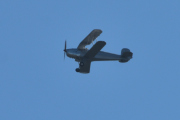 Morten 16 august 2020 - LN-ESS over Høyenhall og jeg klarer ikke å identifisere den. Joda, det er en CASA 1.131E Bücker Jungmann fra 1958