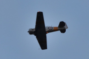 Morten 27 august 2020 - LN-TEX over Høyenhall, dette er North American T-6G Harvard fra 1944 og det er Norwegian Spitfire Foundation og Nedre Romerike Flyklubb Veteranflygruppa som er Norges eneste flygende museum!