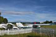 Morten 11 juli 2020 - LN-YHH og LN-YLH på Hokksund flyplass, men først så skal vi registrere to fly. Den til venstre er en Rans S-5 fra 1991 og den til høyre er en Rans S6 Coyote 2 fra 1997